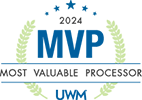UWM 2024 MVP badge